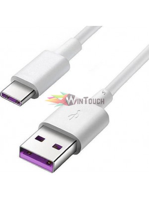 Huawei Regular USB 2.0 Cable USB-C male - USB-A male Λευκό 1m (HW-HL1289)
