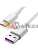 Huawei Regular USB 2.0 Cable USB-C male - USB-A male Λευκό 1m (HW-HL1289)