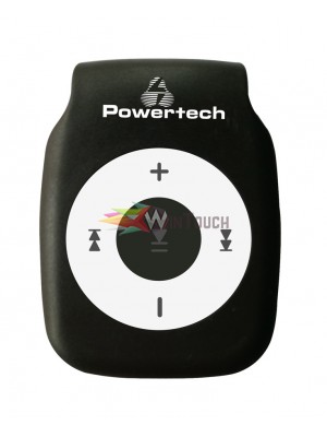 POWERTECH MP3 Player με clip, επαναφορτιζόμενο, microSD, Μαύρο