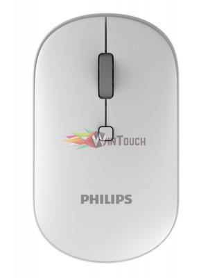 PHILIPS ασύρματο ποντίκι SPK7403, 2000DPI, 4 πλήκτρα, λευκό