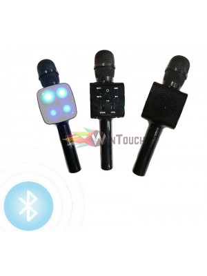 Karaoke Speaker-Microphone Handheld Q5 KTV Black With Magic Light & Wireless Αξεσουάρ