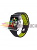  Smartwatch Andowl Q-K6 σε χρώμα Μαύρο με πράσινο  λουράκι 