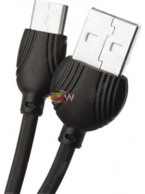  Awei Regular USB 2.0 Cable USB-C male - USB-A male Μαύρο 1m (CL-62)
