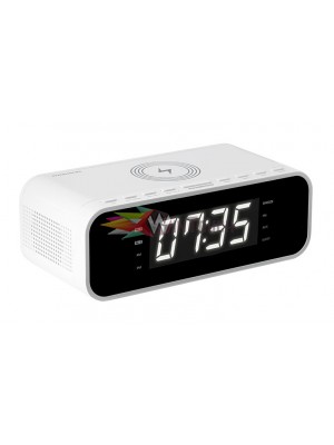 THOMSON Ξυπνητήρι CR221I, FM, ασύρματη φόρτιση, dual alarm, λευκό THOMSON Ξυπνητήρι CR221I, FM, ασύρματη φόρτιση, dual alarm, λευκό