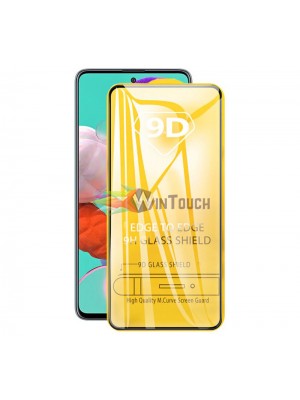 Tempered Glass for Samsung Galaxy A51 Black High QualityzCurve Screen Guarda 9D/9H glass shield Αξεσουάρ