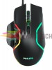 PHILIPS gaming ποντίκι SPK9525, ενσύρματο, 2400DPI, 8 πλήκτρα, μαύρο