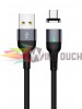 POWERTECH Καλώδιο USB 2.0 σε Micro PT-750, μαγνητικό, 1m, μαύρο