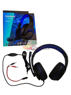 Headset Ακουστικά Konigsaigg K8001 pro gaming blue για υπολογιστή, κινίτο, ps4  Ακουστικά