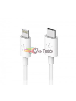 Belkin Regular USB 2.0 Cable USB-C male - Lightning Λευκό 1.2m (Boost Charge) Αξεσουάρ