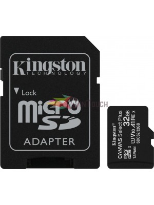 Kingston Canvas Select Plus microSDHC 32GB U1 V10 A1 with Adapter