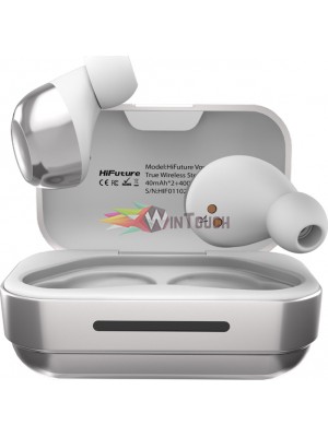 HIFUTURE earphones Voyager με θήκη φόρτισης, true wireless, λευκά