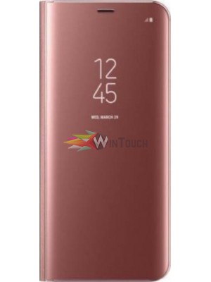 Oem Θήκη Clear View Cover Για Huawei Mate 10 Lite-Ροζ Χρυσό