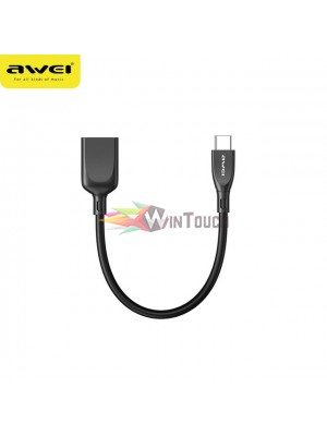 Καλώδιο Awei CL-14 Type-C Male to Female OTG On the Go USB Adapter