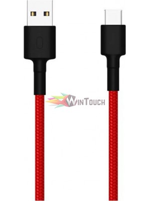 Xiaomi Braided USB 2.0 Cable USB-C male - USB-A male 1m SJV4110GL -  Red