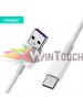 Καλώδιο Φόρτισης + Μεταφοράς Δεδομένων Data cable QH-C57 5A 25W USB to Type C 1.2m - Λευκό