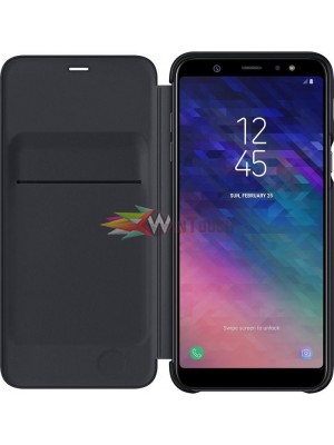 Samsung A605F Galaxy A6+ 2018 Wallet Cover Original Black